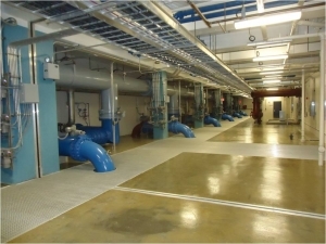 Gac contactor gallery at fort thomas treatment plant
