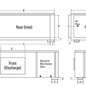 Model # ORC-090, ORC Series Outdoor Air Cooled Remote Condensers