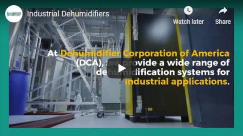 Industrial dehumidifiers